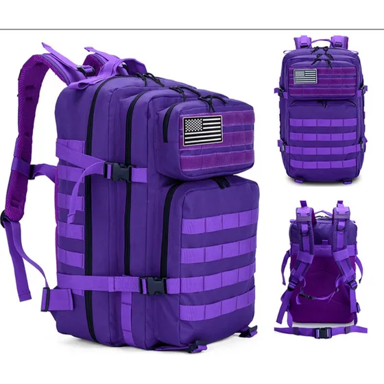 Bolso Morral Táctico Multifuncional Impermeable 45l