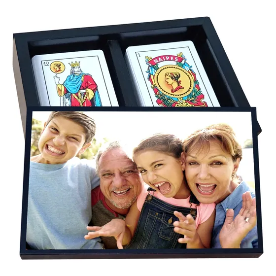 Juego De Naipes Personalizado. Regalo Día Del Padre O Abuelo