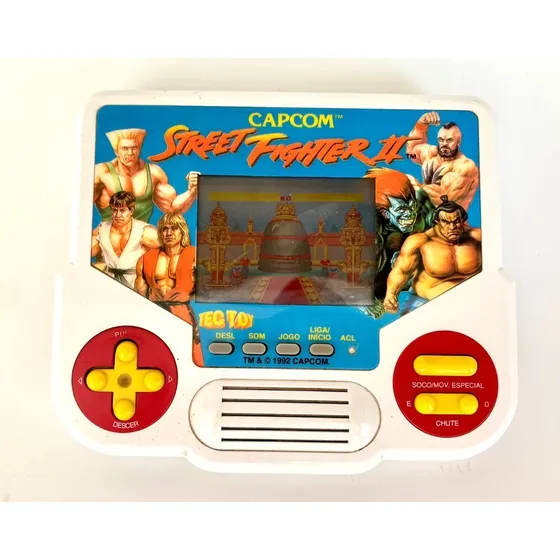 Mini Game Console Tectoy Tiger Street Fighter Anos 90 Excelente Estado Anos 90 Console
