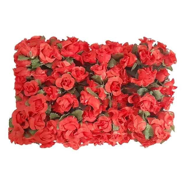 144 Mini Rosa Rosinha Artificial Florzinha Enfeite Lembrança