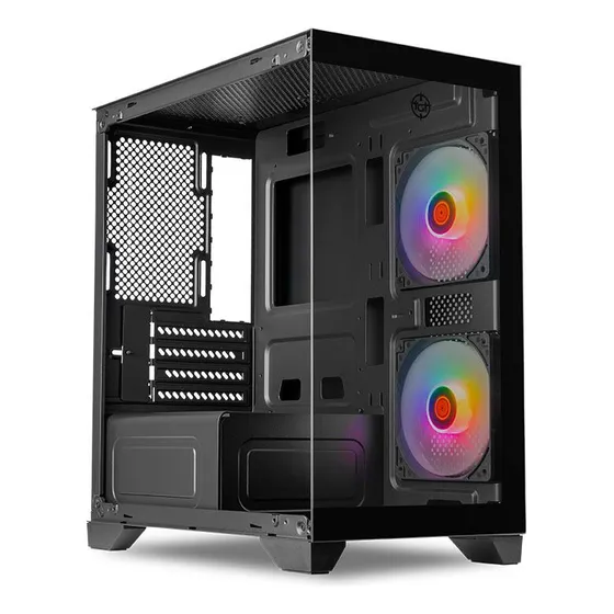 Gabinete Gamer Tgt Gladiator Rainbow Mid-tower Lateral/vidro