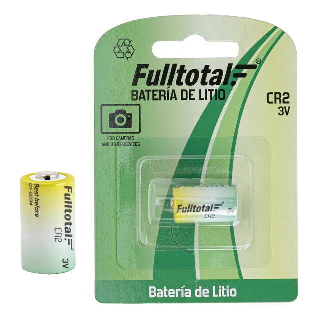 Blister X1 Pila Bateria Cr2 3v Fulltotal Litio Descartable