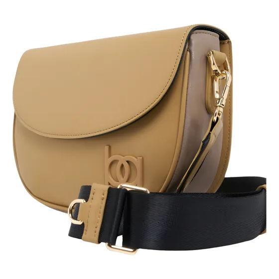 Cartera Bandolera Con Solapa Blaque Correa Desmontable Duo