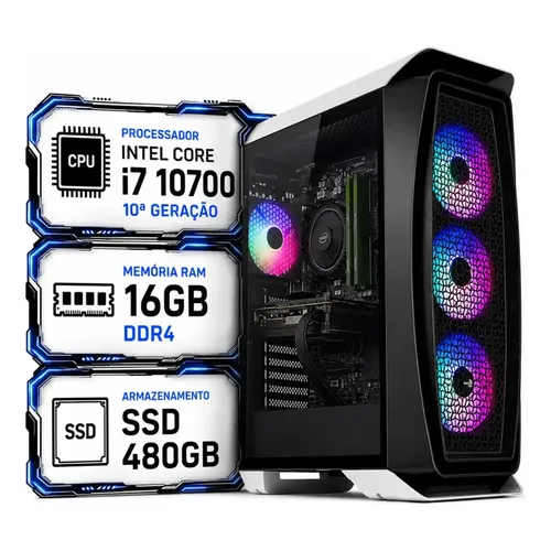 Computador Pc Completo I7 32gb Ssd 1tb Monitor 24 Wifi