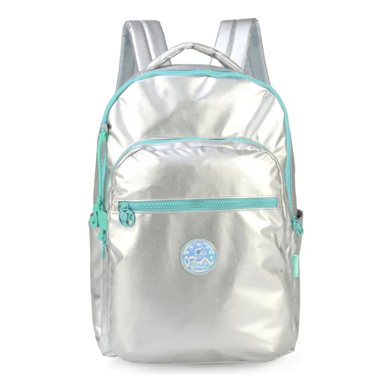 Mochila De Costas Barbie Prata Luxcel