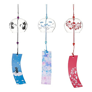 3pcs Campanas De Viento Japonesas Regalo De Cumpleaños 3pcs Campanas De Viento Japonesas Regalo De Cumpleaños