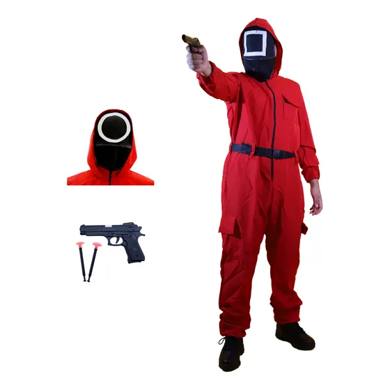 Disfraz Guardia Juego Del Calamare Con Accesorios Infantil Niño