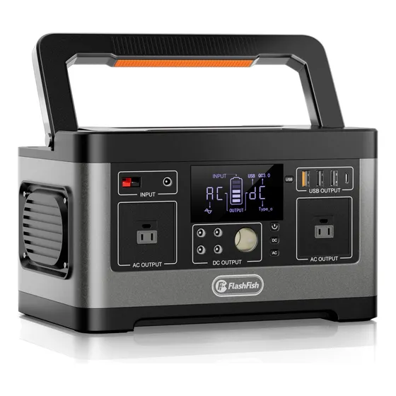 Flashfish P63 Solar Generador 500w Power Station Portátil
