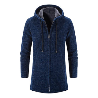 Abrigo Largo Para Hombre, Suéter Grueso Informal De Invierno Abrigo Largo Para Hombre, Suéter Grueso Informal De Invierno