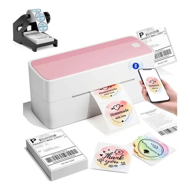 Impresora Térmica Bluetooth Portátil 118mm + Soporte