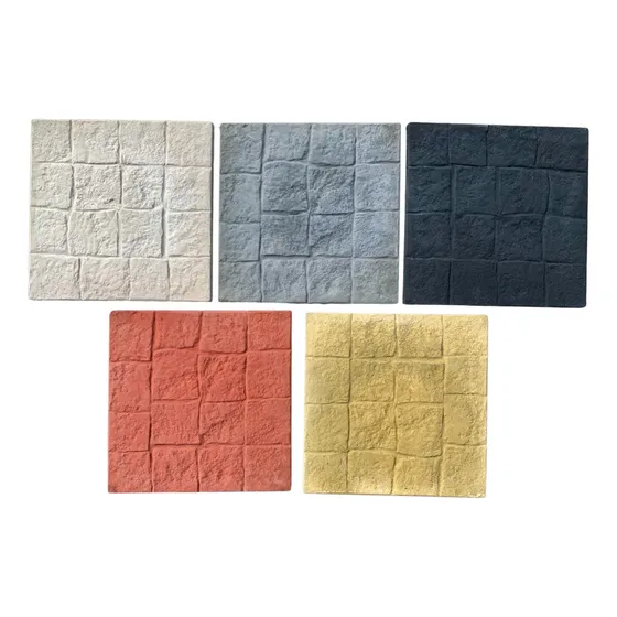Baldosas De Hormigon Vibrado, Varios Modelos Y Colores.