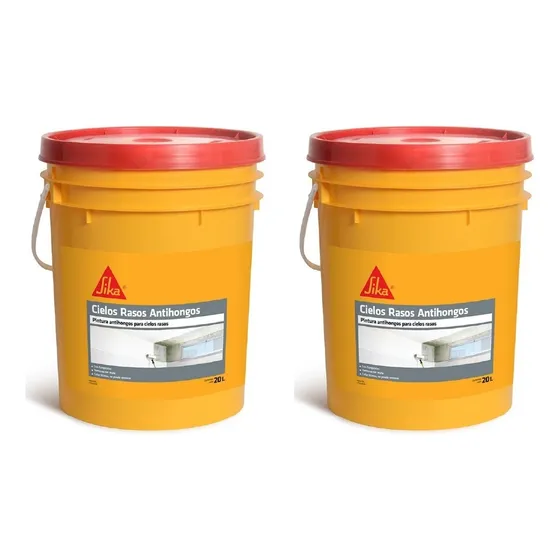 Pintura Para Cielorraso Cubritiva Antihongos Sika - 20+20 Kg