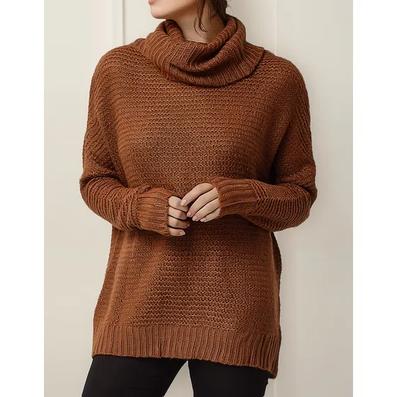 Polera Mujer Oversize Poleron Importado Pixxel  Maxi Sweater