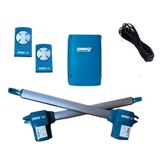 Pistones Merik Con Wifi At300/300kg Puerta Automatica Color Azul Acero