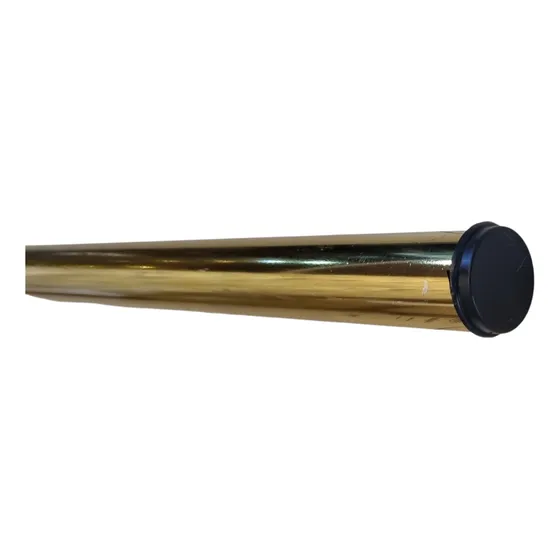 Tubo Dorado, 1.20 Cms, 1 Pulgada, Acero, Alta Gama.