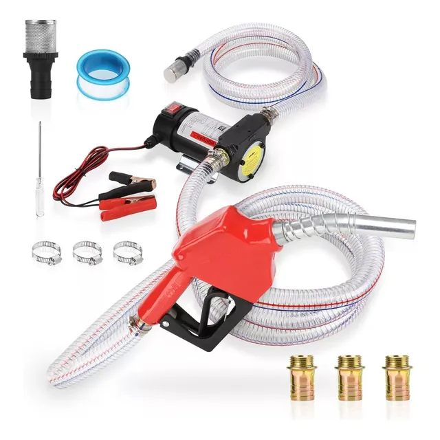 Bomba Surtidora De Gasolina O Gasoil 12v Con Pico Surtidor
