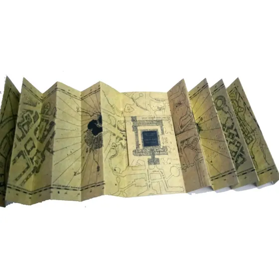 Harry Potter Mapa Del Merodeador Hogwarts