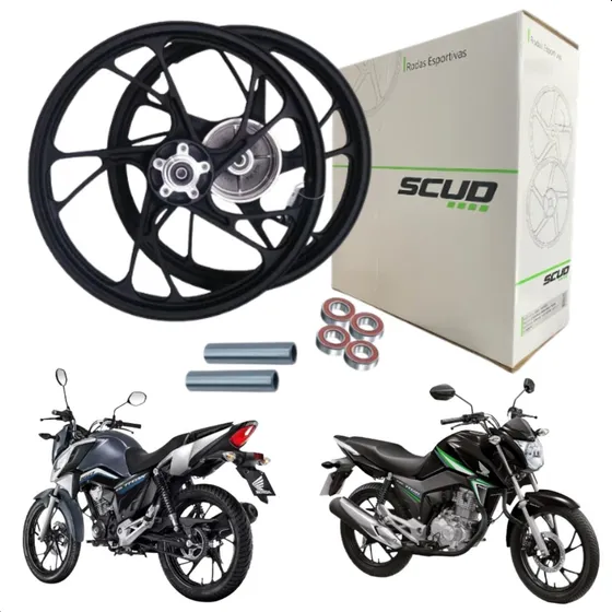 Roda Liga Leve Titan 160 2022 2023 Freio A Disco Scud