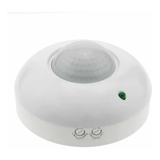 Sensor De Movimiento Techo Infrarrojo 360 Grados Sobreponer