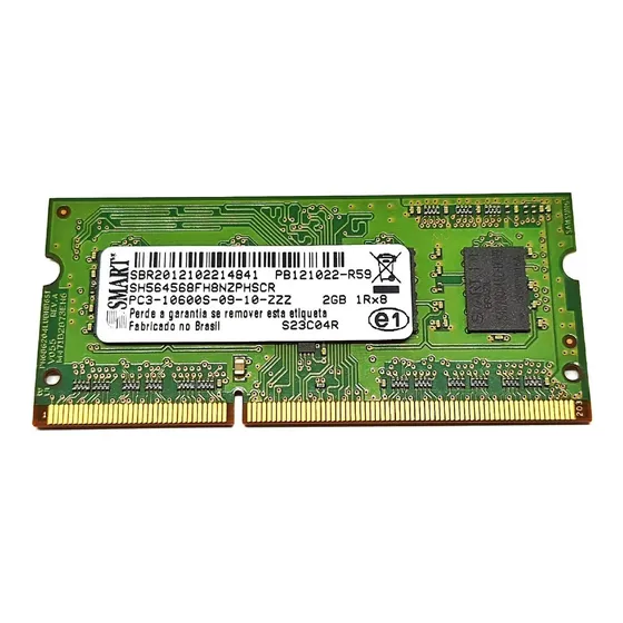 Memória RAM 2GB 1 Smart SH564568FH8NZPHSCR Notebooks