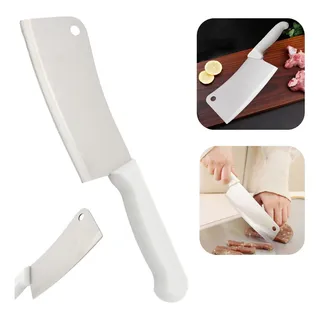 Cutelo Machadinha Machado Cozinha Cabo Branco White 6 Pol Cutelo Machadinha Machado Cozinha Cabo Branco White 6 Pol