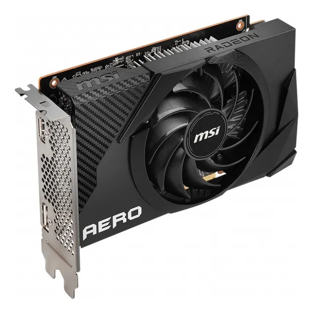 Placa de video AMD MSI Aero ITX Radeon RX 6400 Series RX 6400 4GB