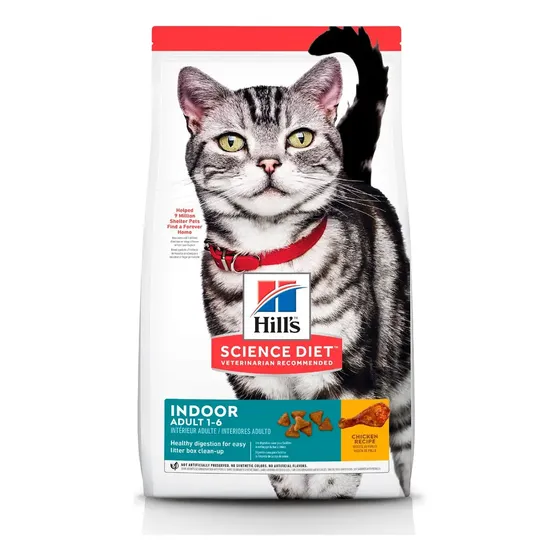 Alimento Hill's Gato adulto Indoor sabor pollo en bolsa de 1.5kg | Cuotas sin interés