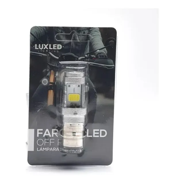 Lampara Led Moto H6 Alta Y Baja 2 Polos 12w 12v Blanco
