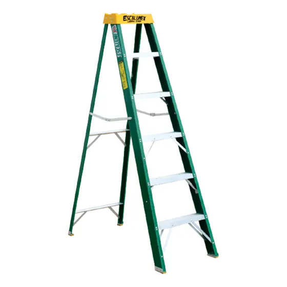 Escalumex Escalera Fibra De Vidrio Tijera 7 Escalones Fts-8