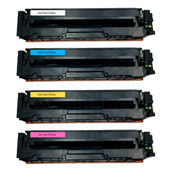 Tóner Premium Cartridge Elh-ce310a/cf350a Color Negro, Magenta, Amarillo, Cian En Pack X 4 Unidades