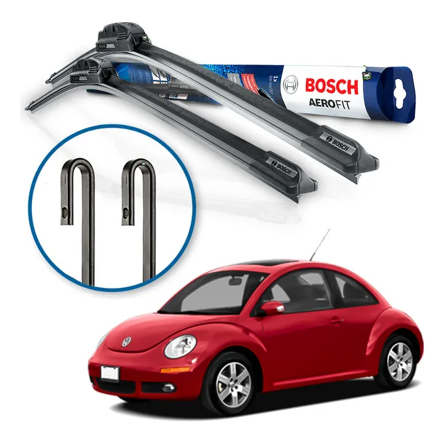 Par Palheta Limpador Parabrisa Bosch New Beetle 2000 A 2010
