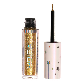 Moira Delineador Líquido Ojos Glitter Liner Larga Duración Color 24k 010 Moira Delineador Líquido Ojos Glitter Liner Larga Duración Color 24k 010