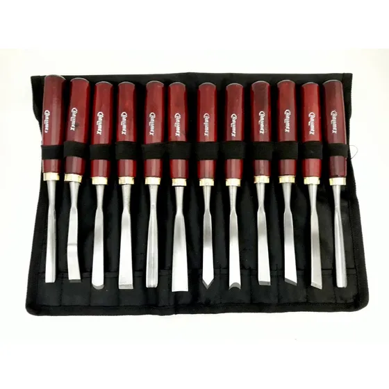 Gubias Tallar Madera 12 Piezas Chalimex