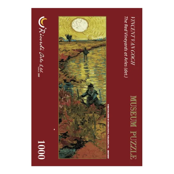El Viñedo Rojo De Arlés, Van Gogh  1000 Piezas  Ricordi