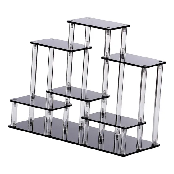 Suporte De Exibição De Acrílico Preto L Multi Preto L