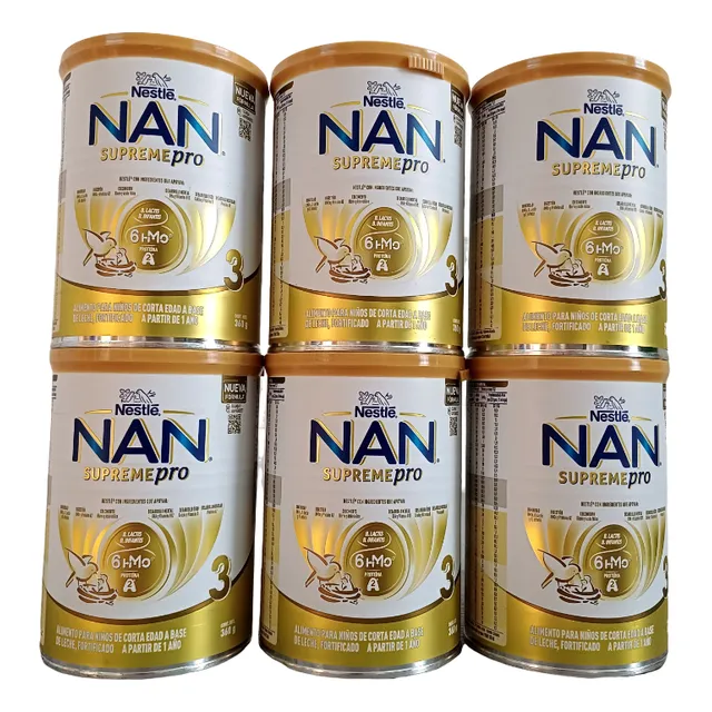 Nan Supreme 3 Fórmula Infantil 360g Pack 6 Pzs 2,160g Total
