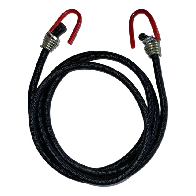 Corda Elástica P Bagageiro Arame Moto/bike 10u 1,5m Preto