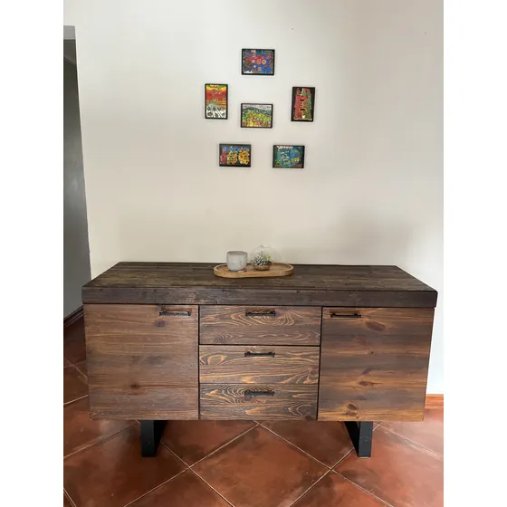 Buffet Baltimore Alaniz Home Madera Nórdica 2p 3c
