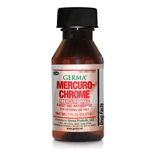 Líquido Antiséptico Germa Mercuro-chrome 30 Ml First Aid Líquido Antiséptico Germa Mercuro-chrome 30 Ml First Aid