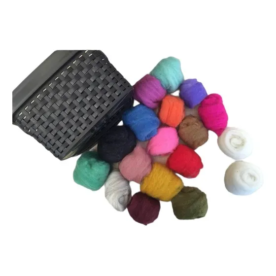  Set De Vellon Fieltro 17 Colores+6 Agujas+ Caja+ Envio
