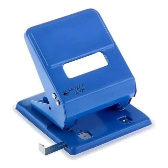 Perforadora Kangaro Dp-720 Punch Para 36 Hojas Color Azul