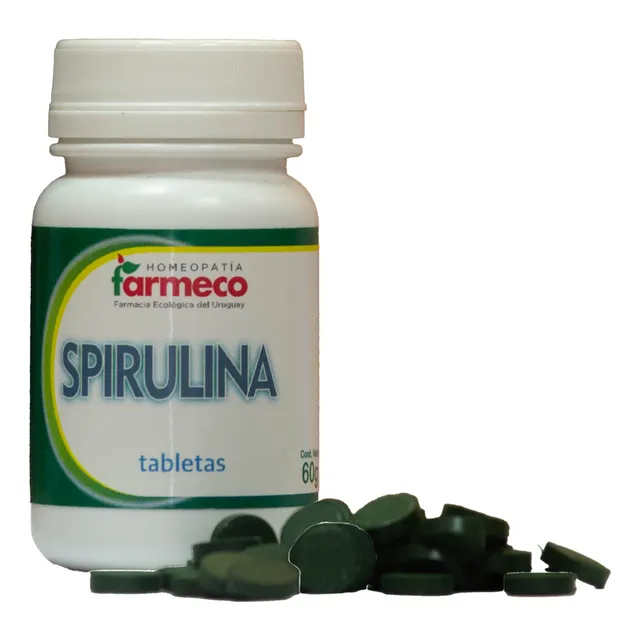 Spirulina Farmeco En Comprimidos Frasco 120 Unidades