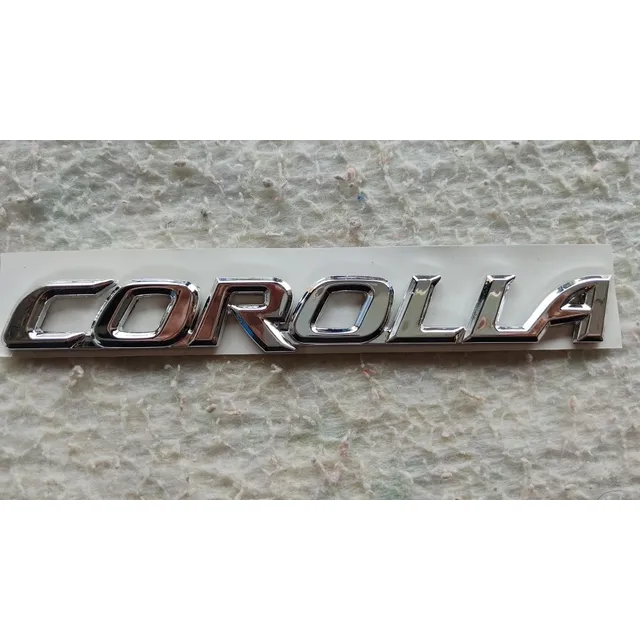 Emblema Corolla De Toyota Modelo Nuevo Adhesivo