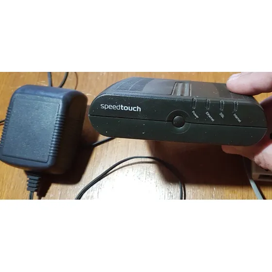 Modem Speedtouch 510 V6 - Thomson + Fonte + Filtro De Linha