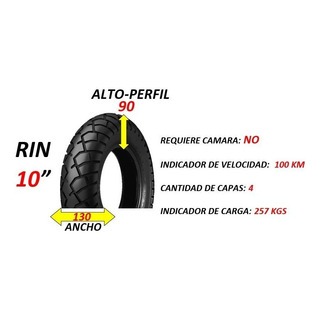 Llanta 130/90-10 Hf-902 T/l 200-451 Marca Duro Mrm Llanta 130/90-10 Hf-902 T/l 200-451 Marca Duro Mrm