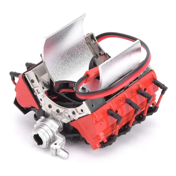 1/10 Simulación Motor Cooler V8 Rc Cubierta Motor Ventilador