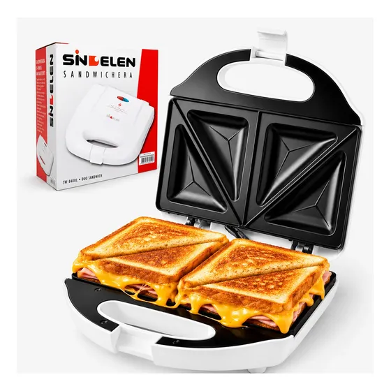 Sandwichera Sindelen Sw-850/840 2 Panes 800w Antiadherente