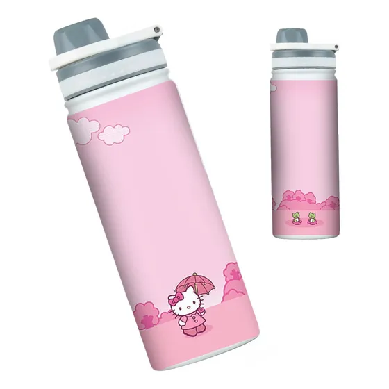Termo Acero Inoxidable Hello Kitty 600ml Aislamiento Termico