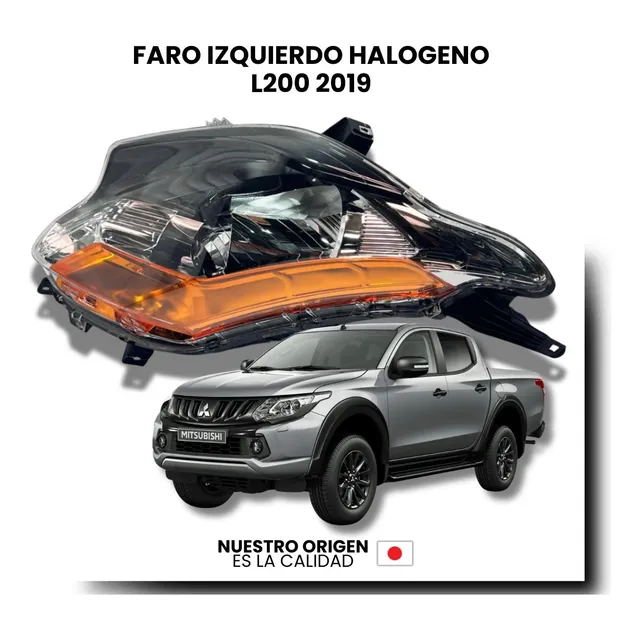 Faro Izquierdo Halogeno Mitsubishi L200 2019