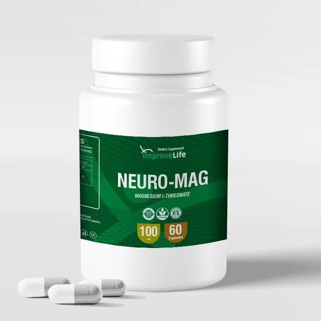 Treonato Magnesio Stress Ansiedad Memoria 60 Capsulas